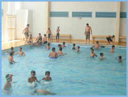 Having fun at Al Jamea Tus Saifiyah Swimming Pool